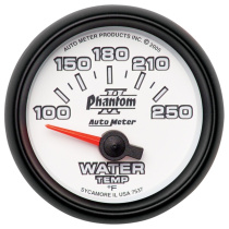 Vattentempmätare 52mm 100-250ºF (Elektrisk) PHANTOM II